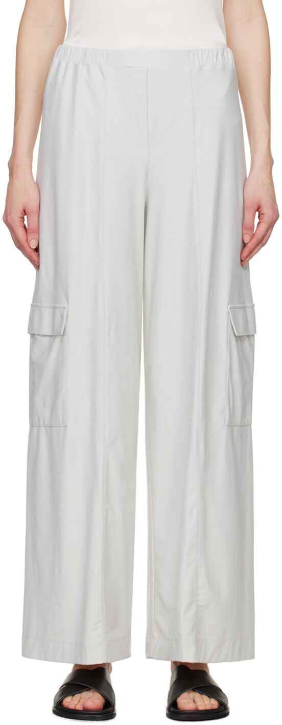 

Брюки Teseo цвета Off-White Max Mara Leisure