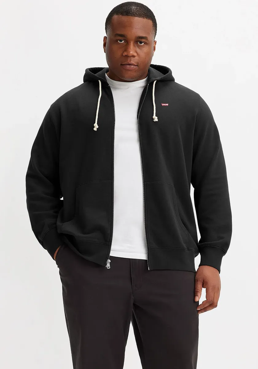 

Толстовка Levi's Plus "BIG ORIGHM", с капюшоном, цвет Caviar