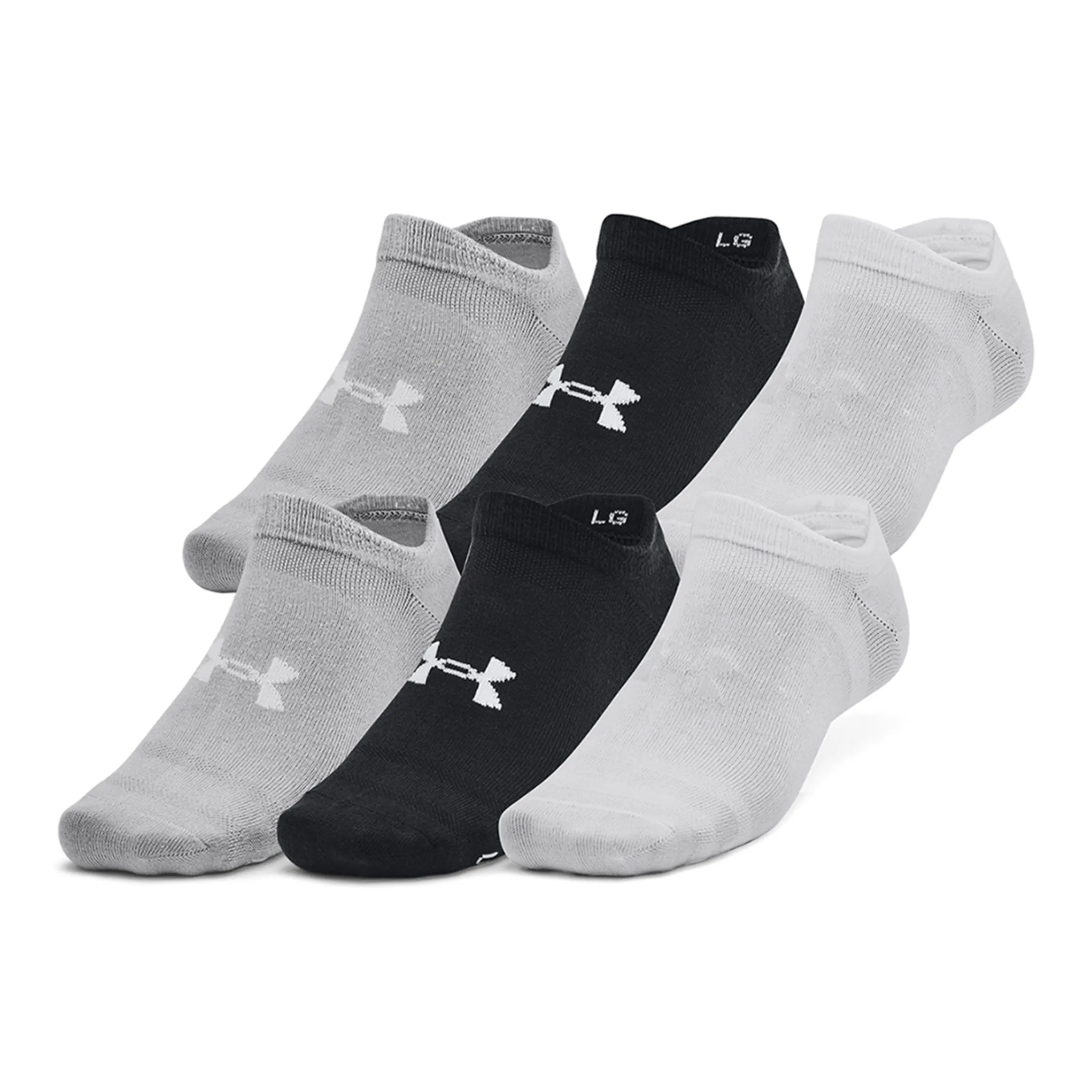 

Унисекс короткие носки Essential No Show 6 пар Under Armour, черный