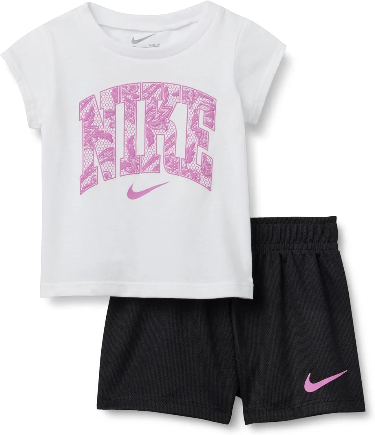 Детский спортивный комплект Nike, 2 предмета, белый/черный
