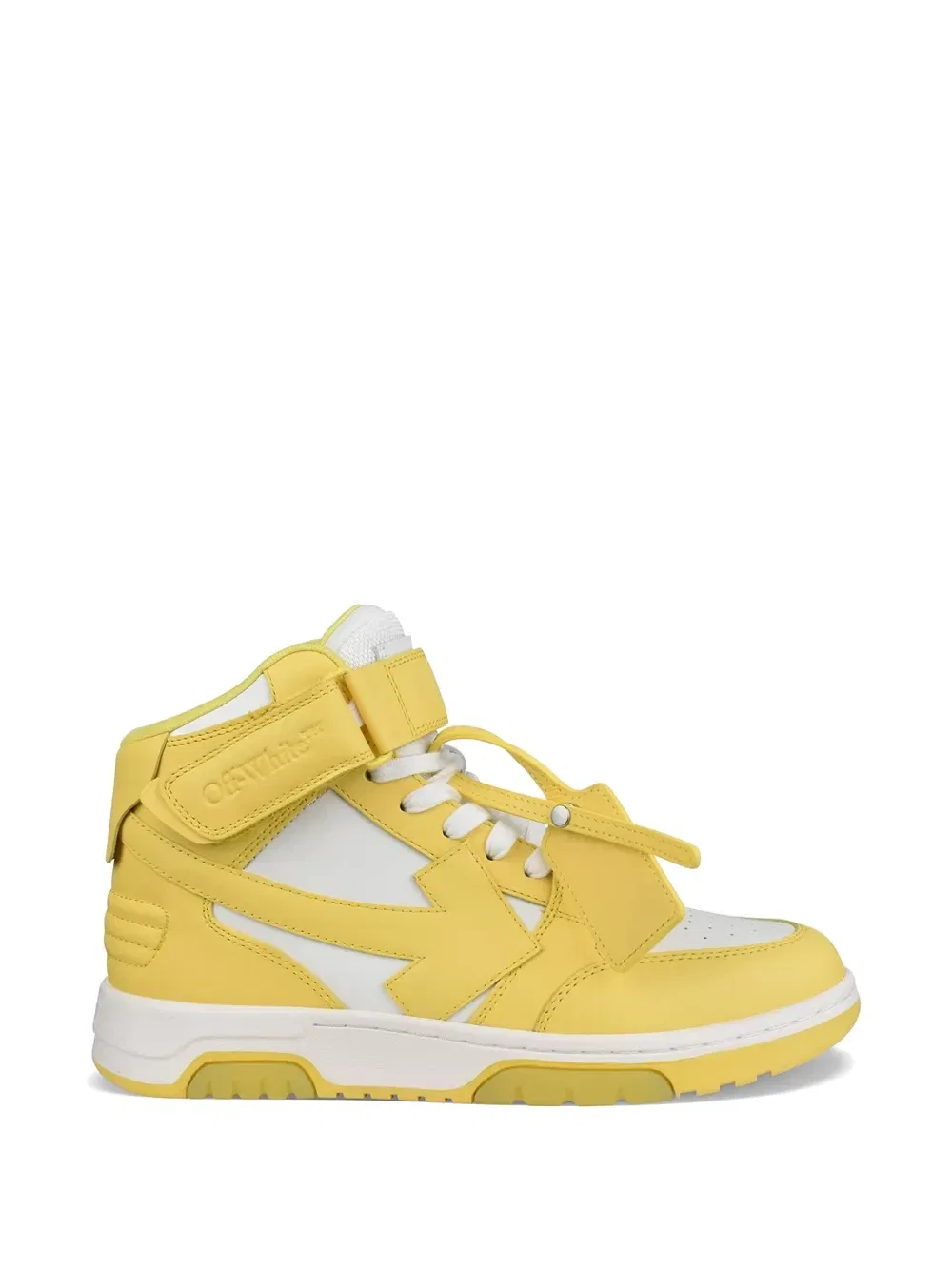 Кроссовки Out Of Office Mid Top Off-White, желтый