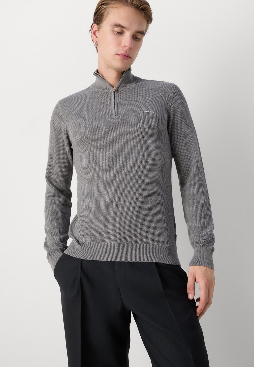 

Джемпер HALFZIP GANT, серый