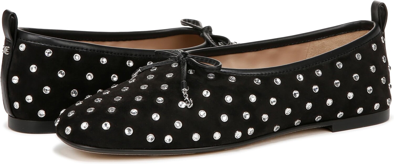 Туфли на плоской подошве Sam Edelman Ari Gem, цвет Black Suede