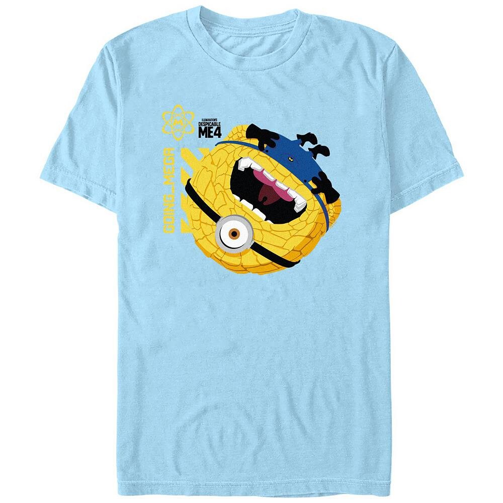 

Мужская футболка с рисунком Despicable Me 4 Going Mega Jerry Licensed Character, цвет Light Blue
