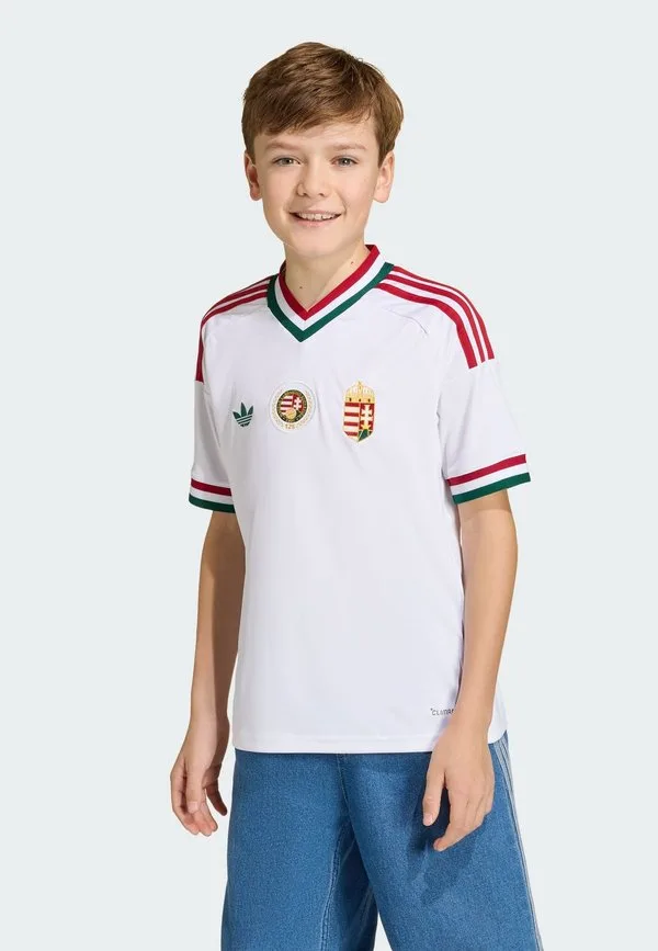 Выездная спортивная футболка сборной венгрии 26 Adidas Performance, White — фото 2