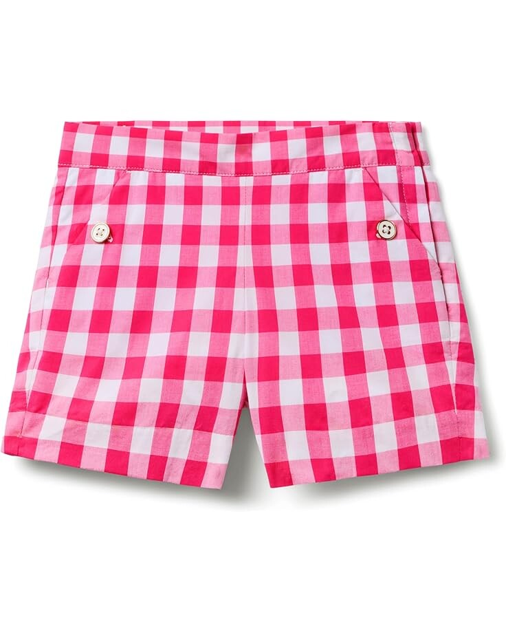 

Шорты Janie and Jack Girls Pink Gingham Short, цвет Pink 1