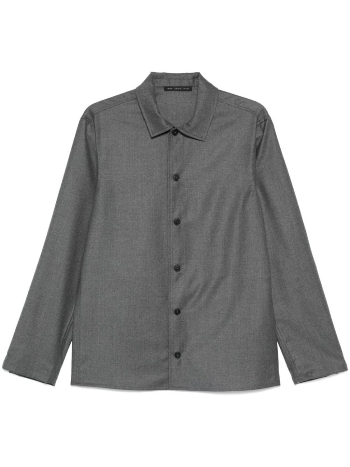 

Рубашка из вирджинской шерсти Low Brand, серый