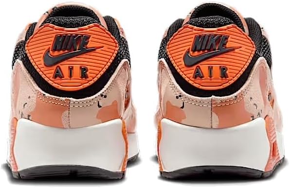 Мужские кроссовки NIKE Air Max 90 Premium, Bio Beige Black Safety Orange — фото 2