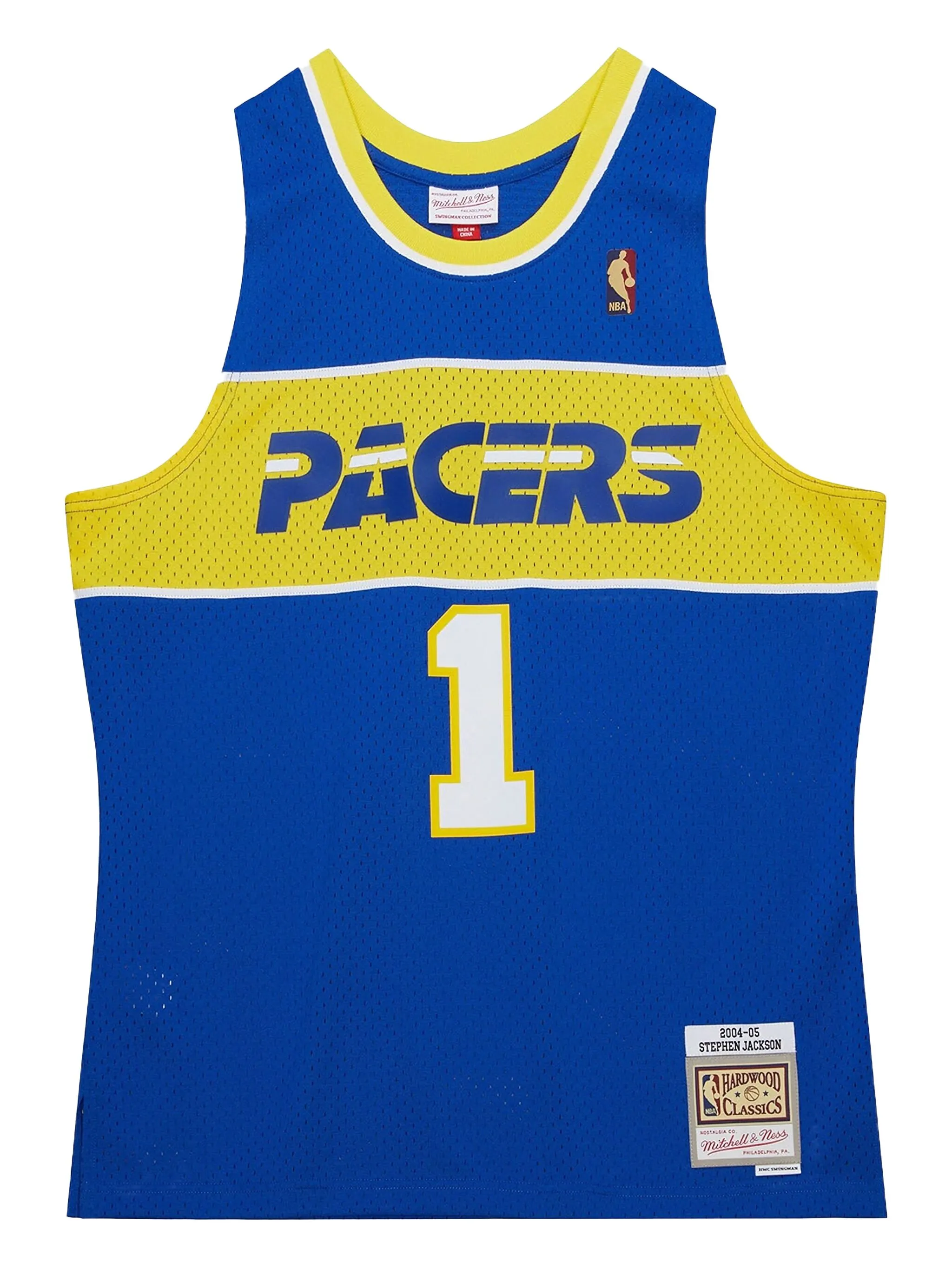

Топ Stephen Jackson Indiana Pacers 2004-05 из коллаборации с NBA Mitchell & Ness, синий