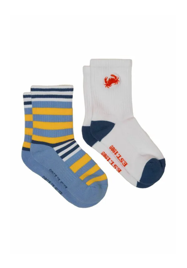 Детские волейбольные теннисные носки (2 шт. в упаковке) Joules, Blue Crab