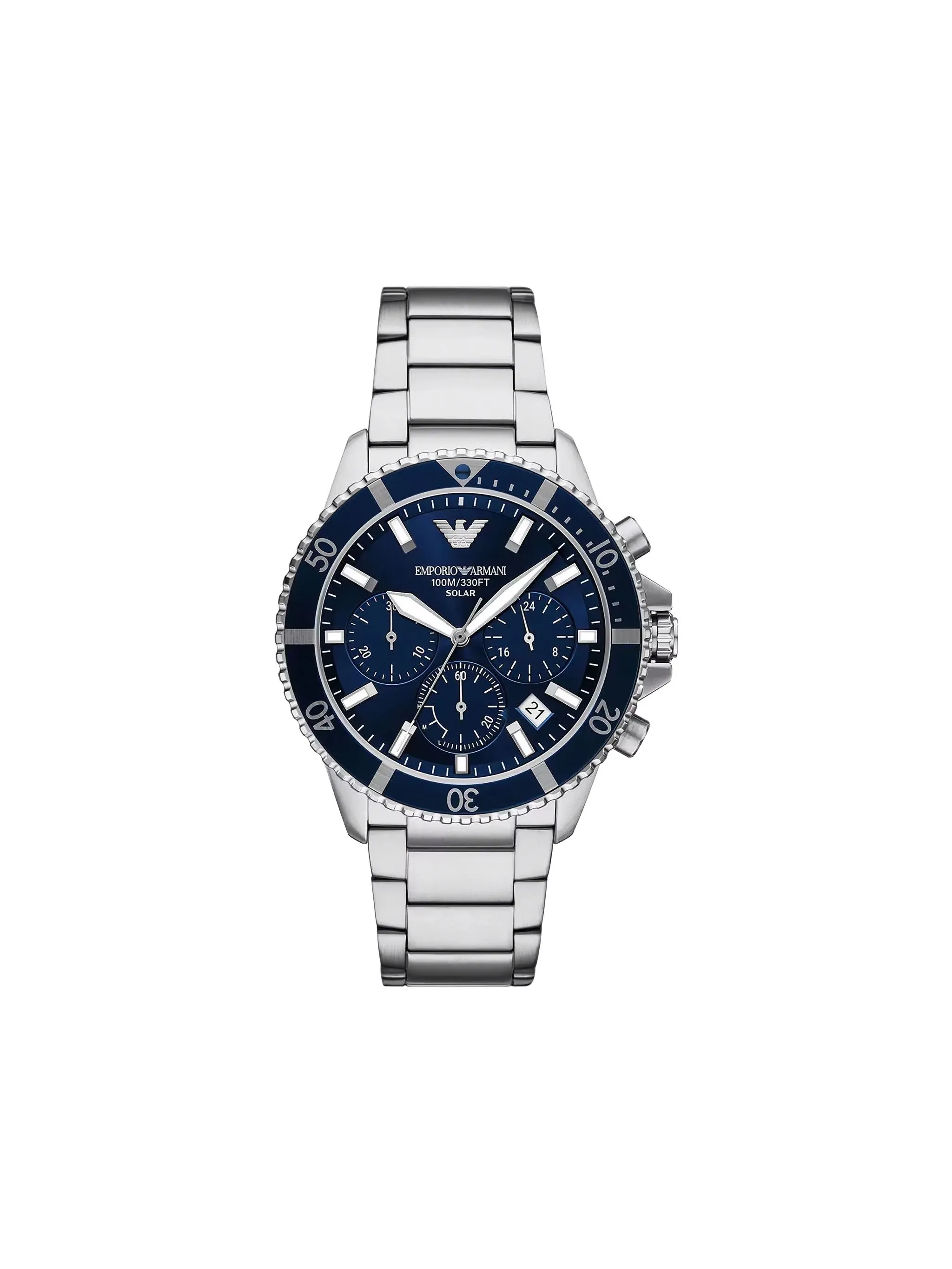 

Наручные часы World Explorer 43.5 мм Emporio Armani, синий