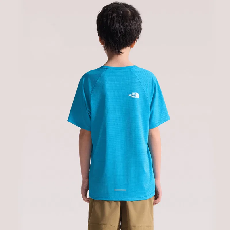 Детская футболка Quick Dry T-Shirts THE NORTH FACE, Polar Sea Blue — фото 3