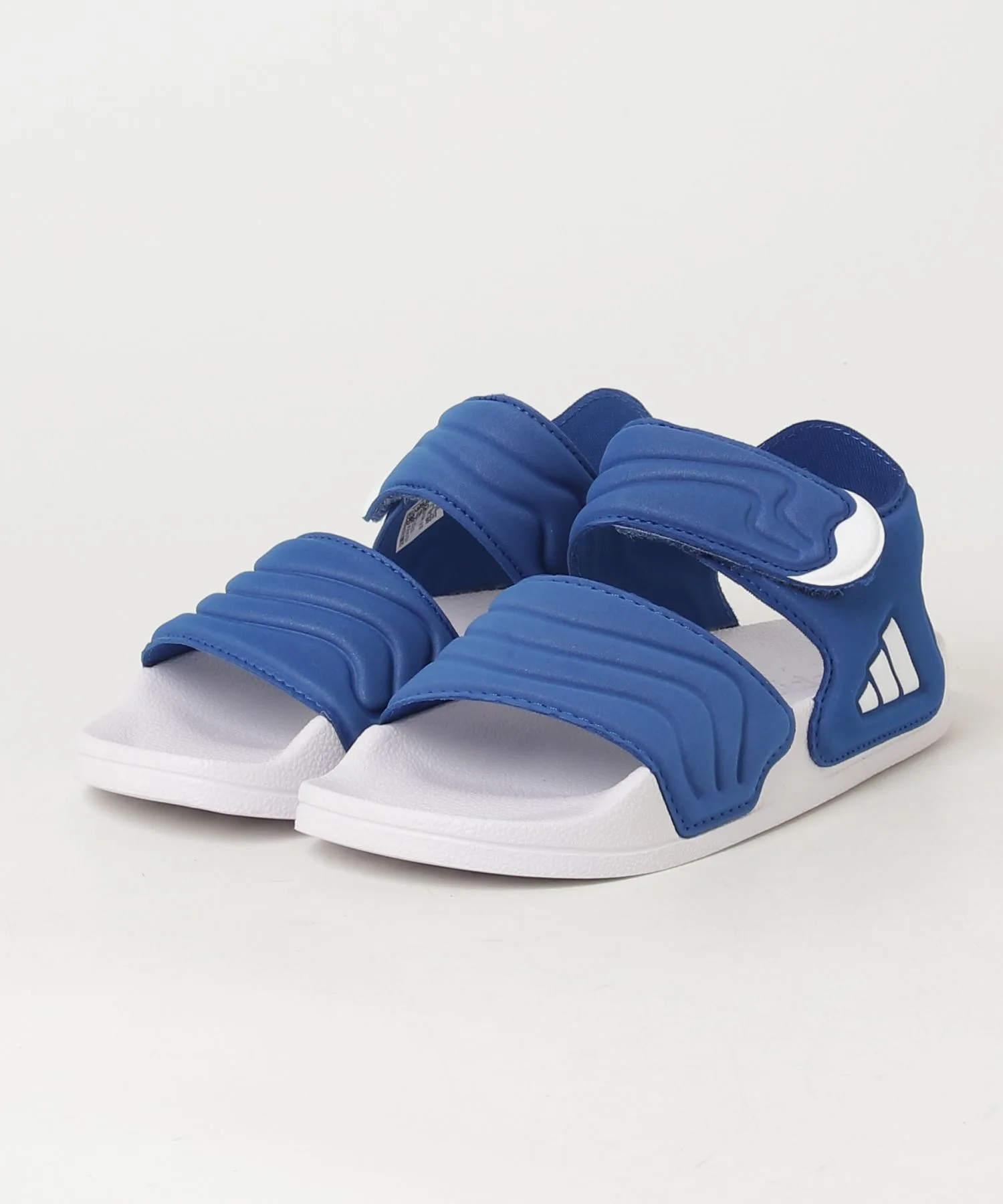 Детские сандалии Adilette 3 adidas с регулируемыми ремнями синие