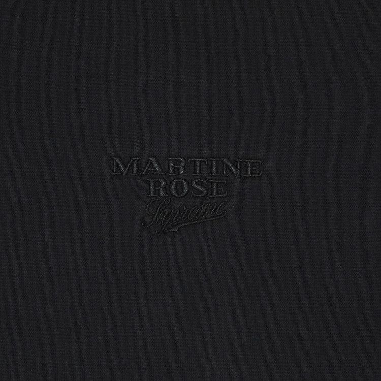 Толстовка Supreme x Martine Rose Towel Zip Up Hooded Sweatshirt, Black — фото 3