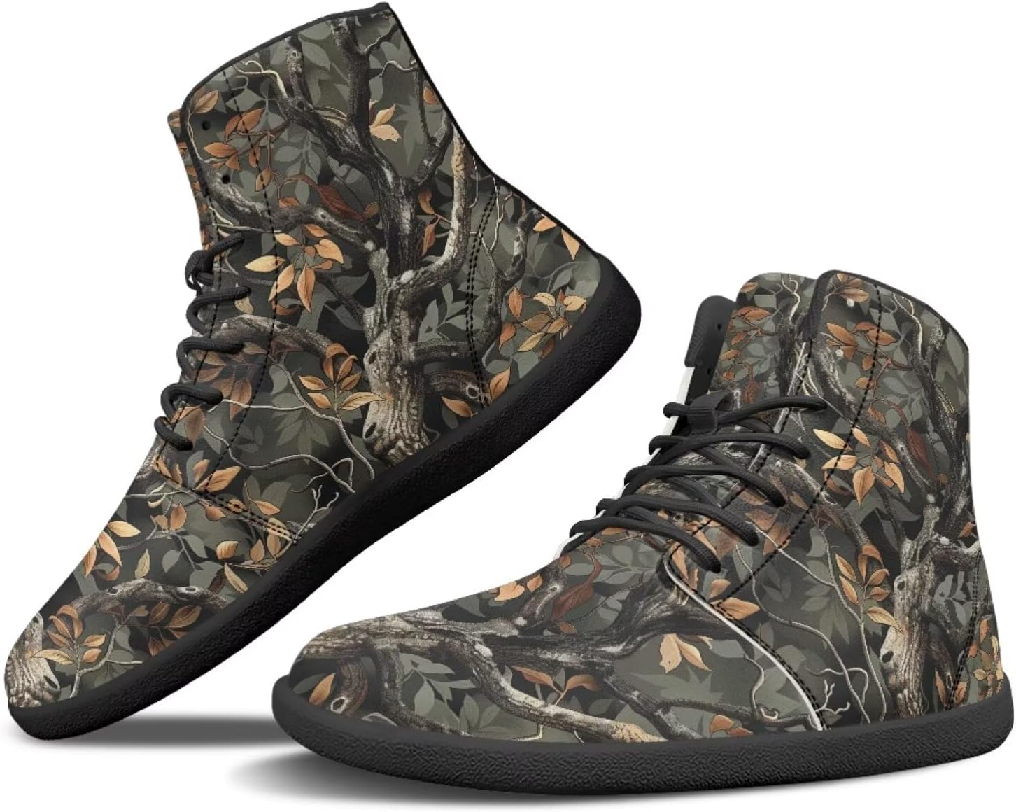 Походные ботинки Binienty Unisex Barefoot для мужчин и женщин, с широким носком, Hunting Camouflage Forest — фото 2