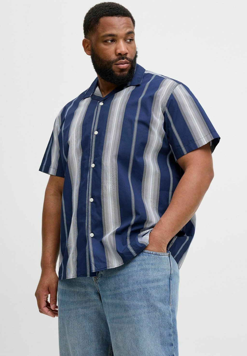 

Рубашка Jack & Jones, темно-синий