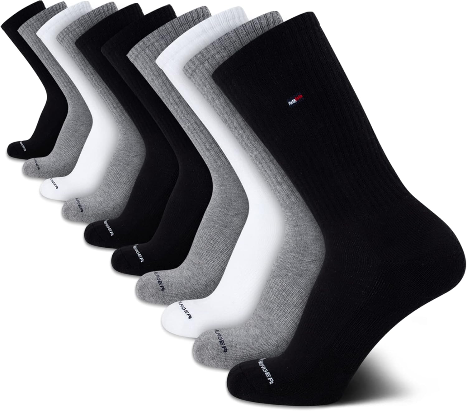 

Мужские спортивные носки Tommy Hilfiger - мягкие носки (10 шт.), Black/White/Grey