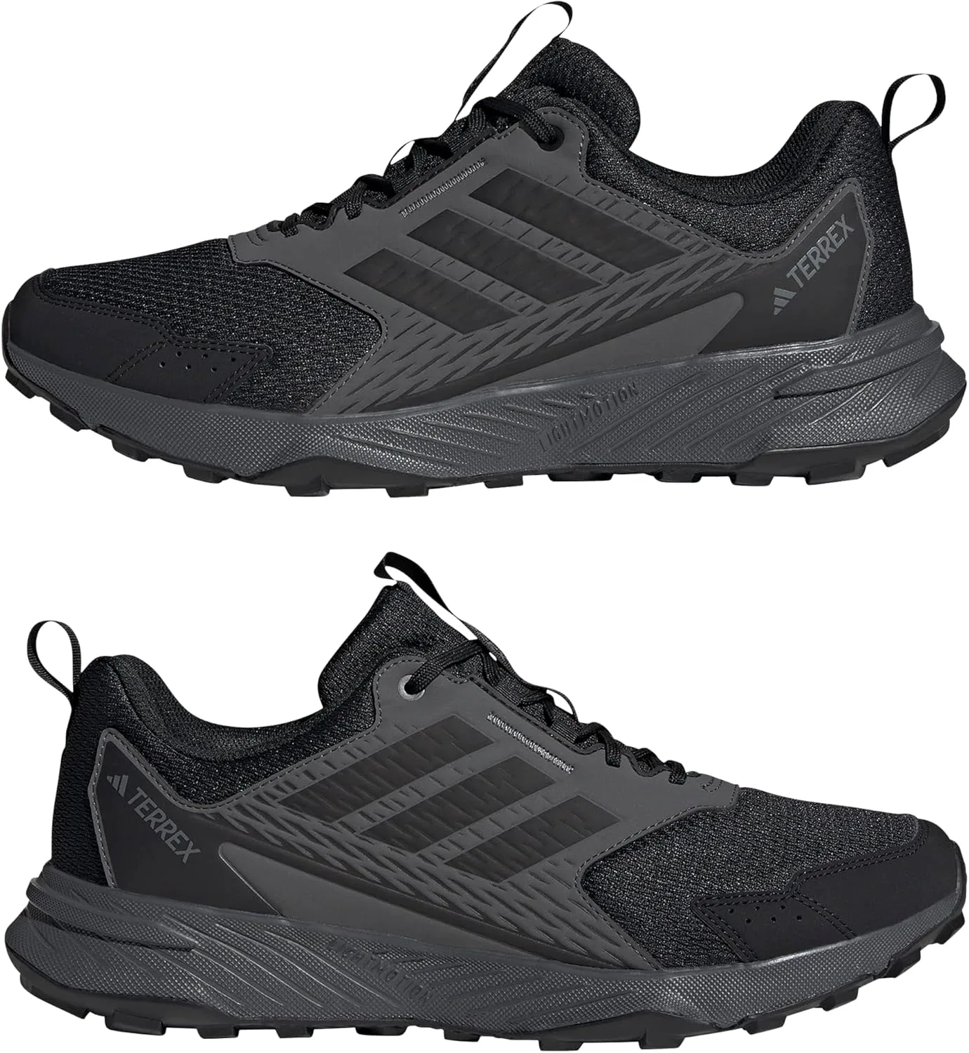 Мужские кроссовки Adidas Terrex Tracefinder для трейлраннинга, черный/серый — фото 4