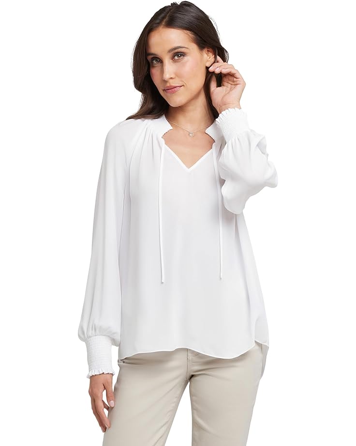 

Блуза NYDJ Gemma Blouse, цвет Optic White