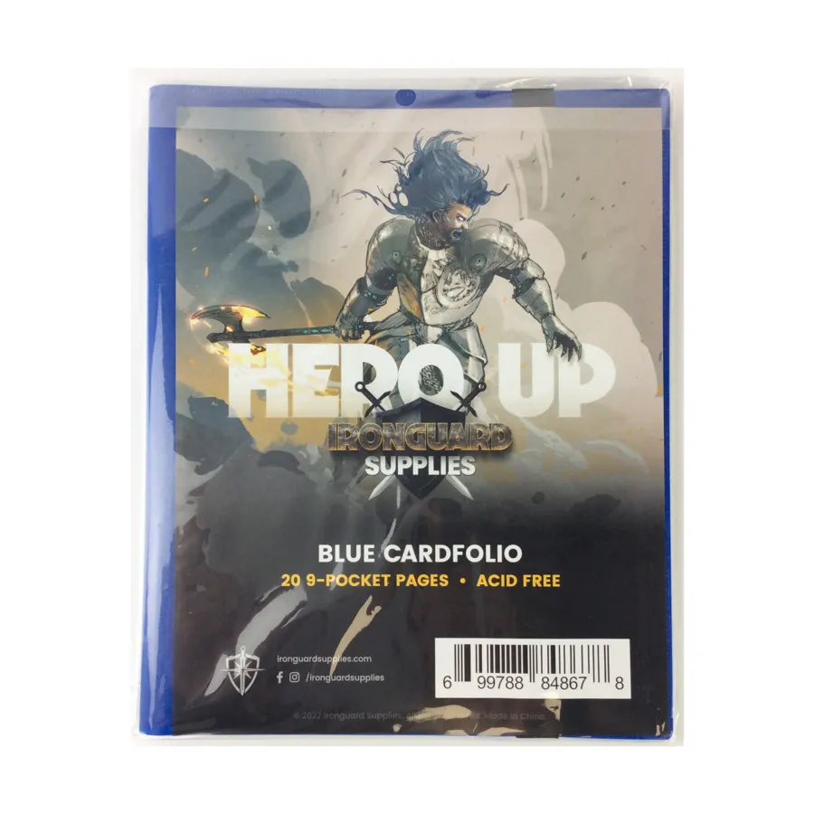 

Кардфолио - Синий, Card Sleeves & Protection (Ironguard Supplies)