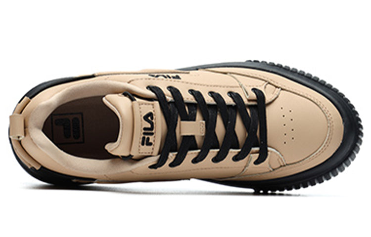 Кеды (WMNS) FILA Heritage- Fht Low-Top Sneakers Khaki, желтый — фото 2