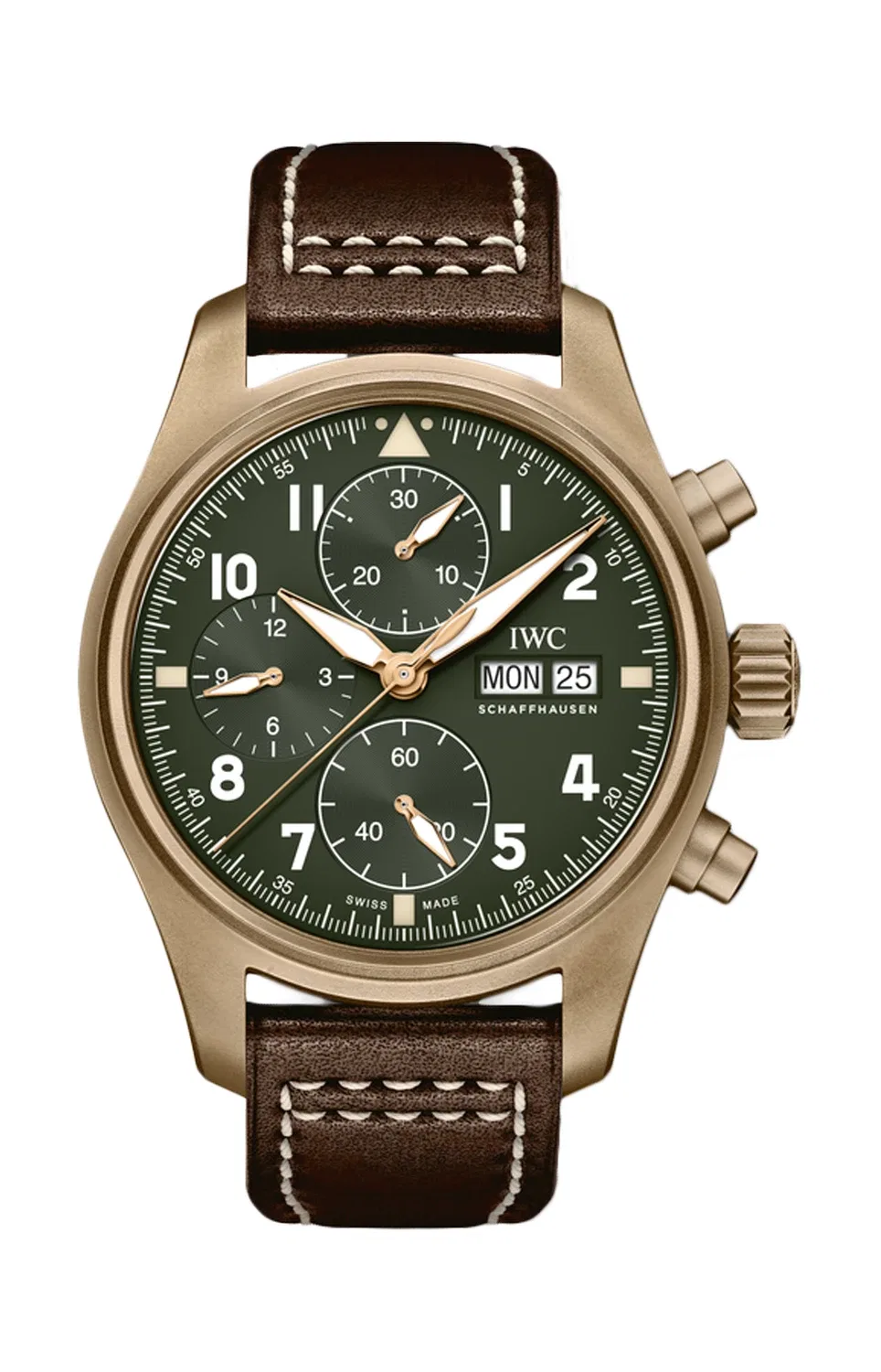 Пилотские часы Хронограф Спитфайр - IW387902 IWC SCHAFFHAUSEN, золотой
