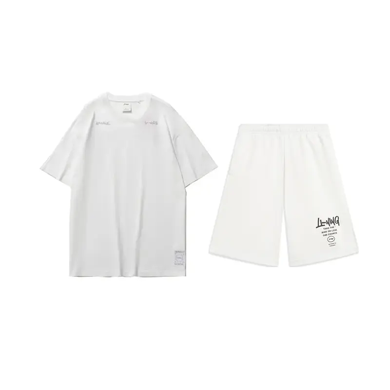 

LINING Повседневная спортивная одежда унисекс белый+белый