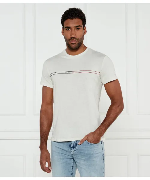 

Футболка Slim fit Tommy Jeans, бежевый