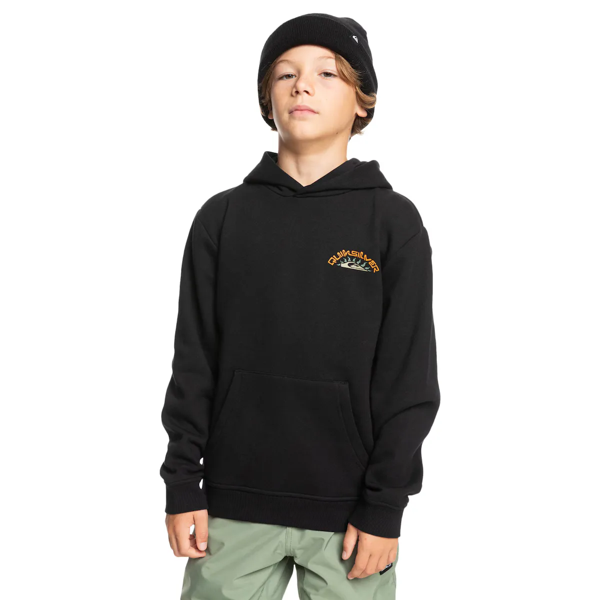 

Детская толстовка Quiksilver Big Logo, чёрный