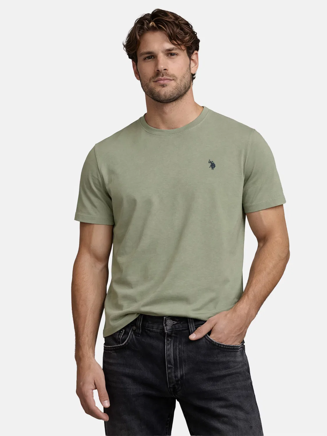 Футболка U.S. Polo Assn., Olive — фото 3