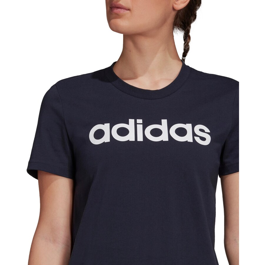 Рубашка для выступлений ADIDAS SPORTSWEAR Essentials  Logo, темно-синий — фото 4