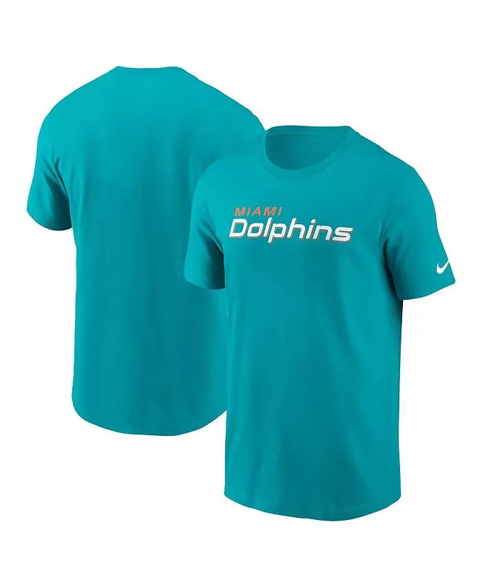 

Футболка мужская Aqua Miami Dolphins Primetime Wordmark Essential Nike
