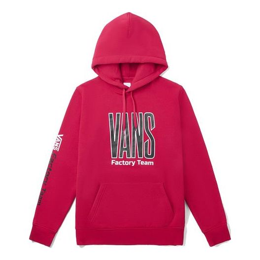 

Толстовка Vans Classic Logo Fleece Lined Couple Style Red VN0A3QSAFTZ, красный