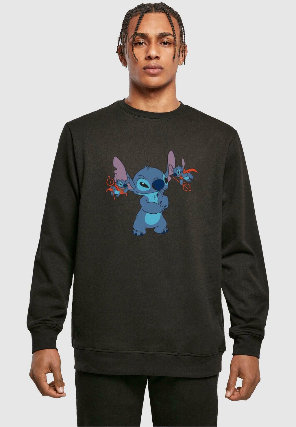 

Толстовка LILO AND STITCH LITTLE DEVILS CREWNECK ABSOLUTE CULT, черный
