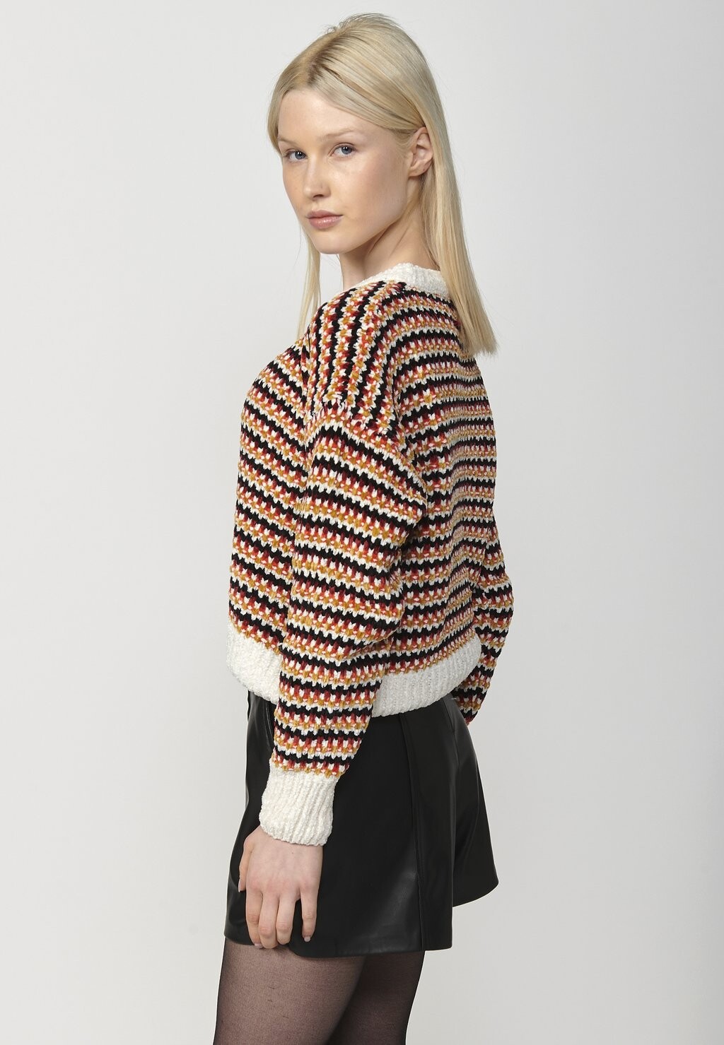 

Джемпер STRIPED Koroshi, светло-коричневый