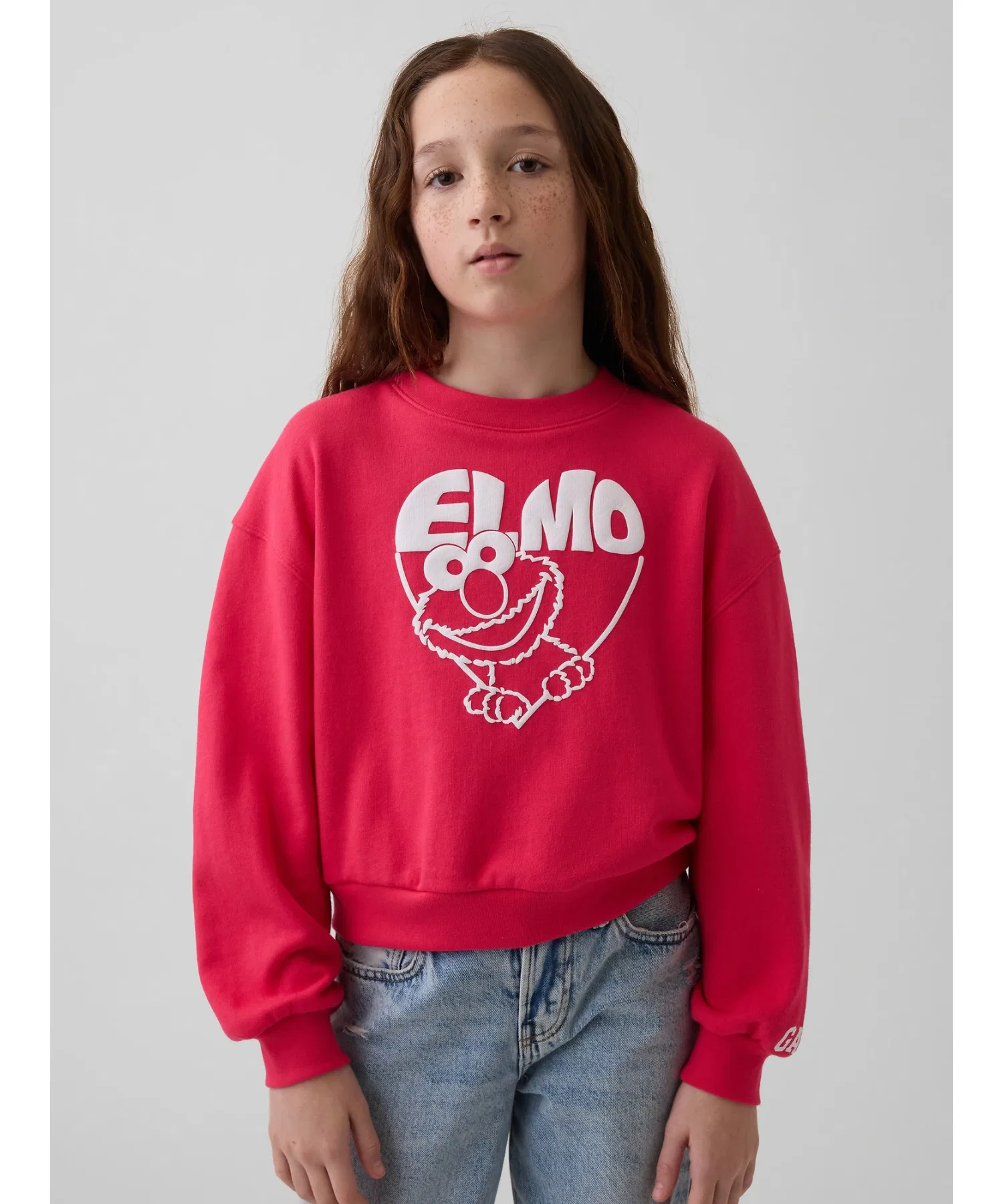 Толстовка GapKids Sesame Street Oversized Wedge Crewneck