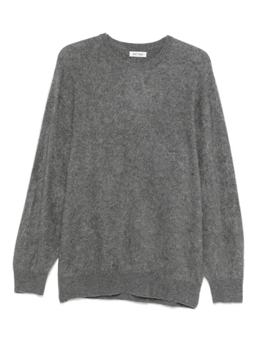 

Свитер с круглым вырезом Soft Goat, серый