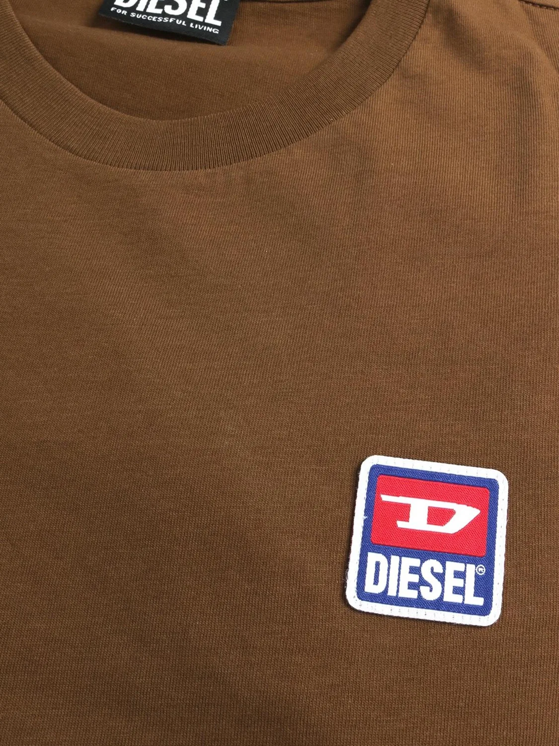 Футболка Diesel T-JUST 16 коричневого цвета — фото 2