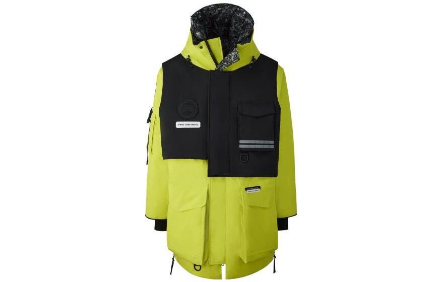 

Мужской пуховик Canada Goose, fluorescentelectro-yellow