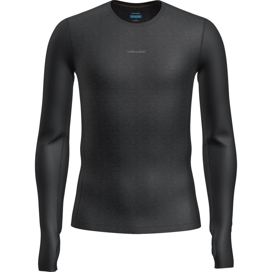 

Мужская футболка с длинными рукавами Merino Blend 75 Cool-Lite Ultralight LS Crewe Icebreaker Icebreaker, Black, Черный, Мужская футболка с длинными рукавами Merino Blend 75 Cool-Lite Ultralight LS Crewe Icebreaker Icebreaker, Black
