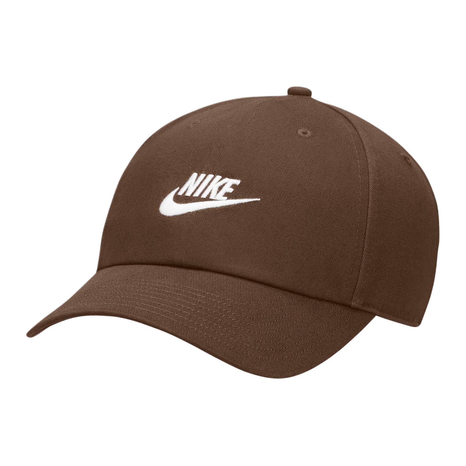 

Nike Хлопковая бейсболка унисекс коричневая, Brown