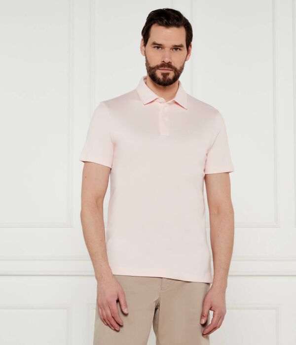 

Рубашка поло Slim fit Boss, коричневый