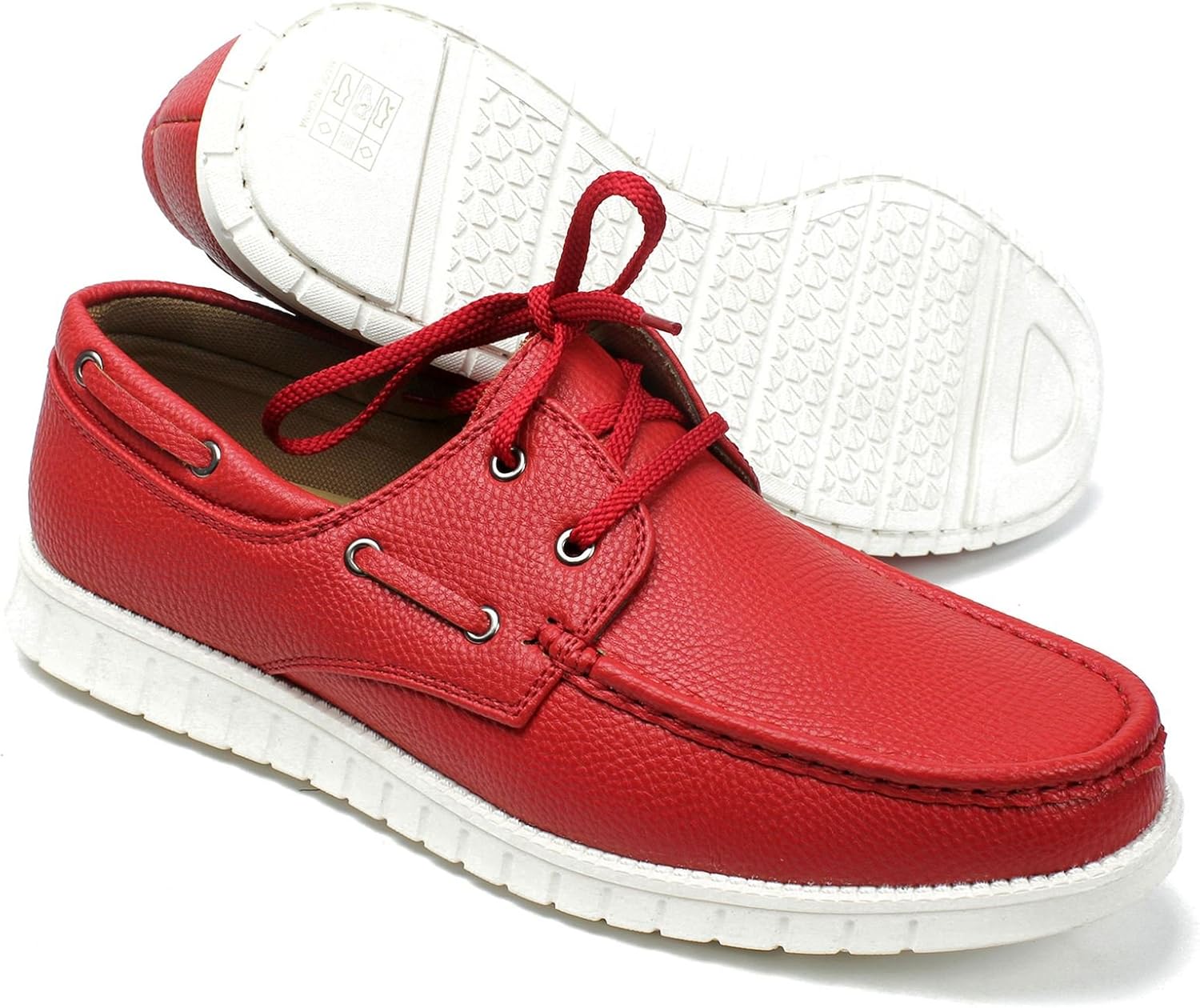 Мужские повседневные мокасины для вождения 8037 Citi Shoes, красный — фото 2