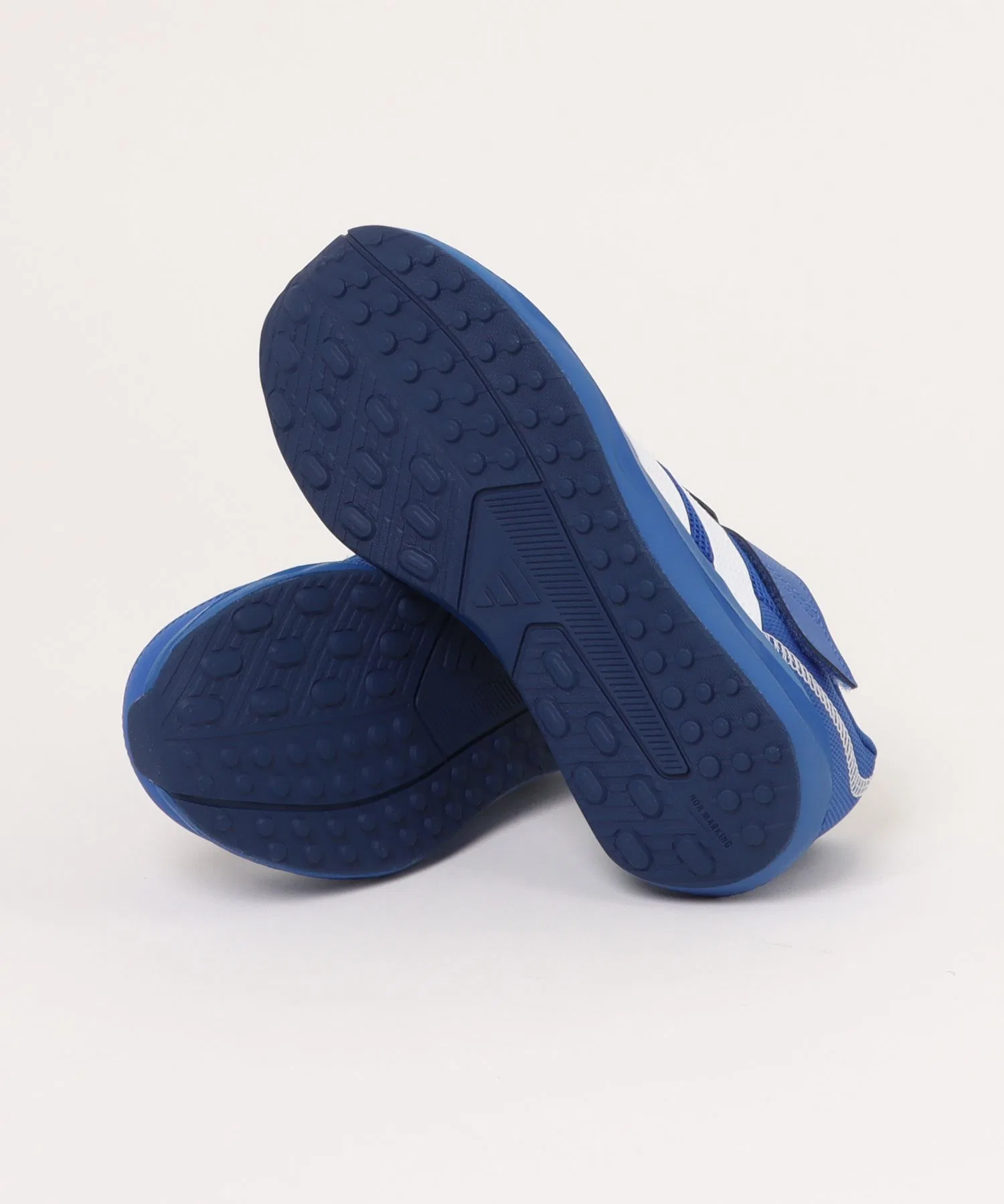Детские кроссовки Adidas FAITO EL K спортивные, с липучками, синие — фото 3
