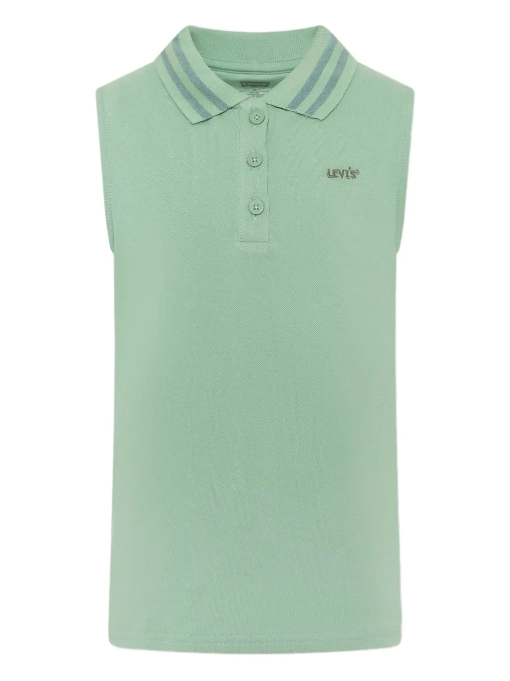 

Рубашка поло без рукавов Levi's Kids, зеленый
