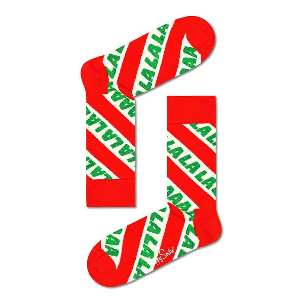 

Носки Happy Fa La La La long, красный