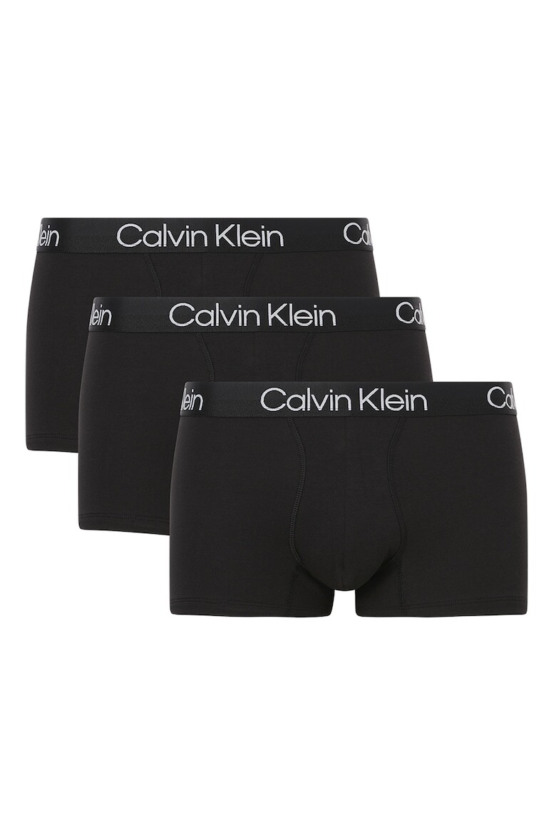 

Боксеры с логотипом - 3 пары Calvin Klein, черный