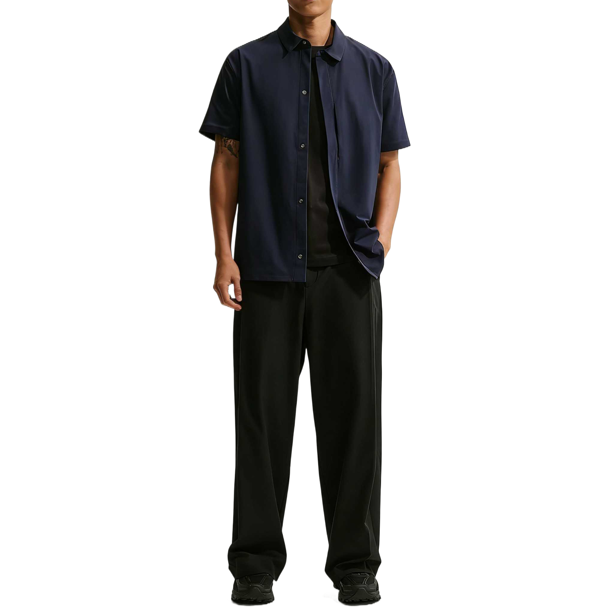 Мужские повседневные брюки Dri Fit Nike, черный/черный/темно smoke серый — фото 4