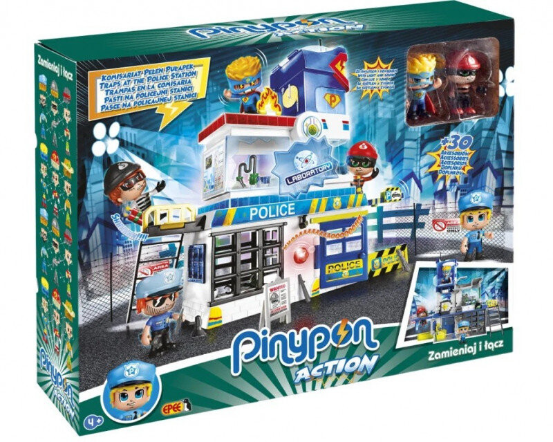 

Набор фигурок шпаги и полицейского участка PinyPon Action Epee