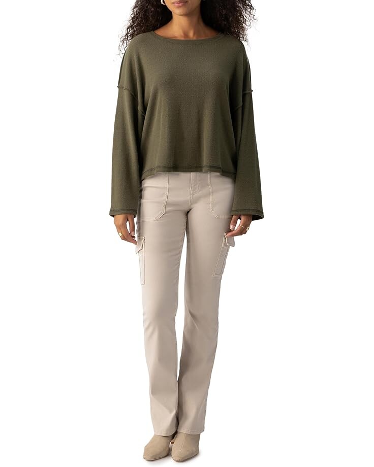 

Топ Sanctuary Change Of Scenery Knit Top, цвет Burnt Olive
